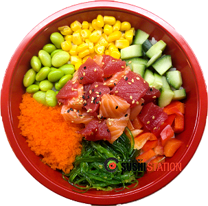 Sashimi mix Poke bowl